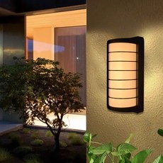 홍전기 LED 방수벽등 방수등 20W IP65 인테리어조명 벽등 벽조명 미첼벽등, 주백색(4000K 미색빛), 화이트