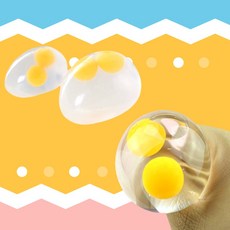 토이랄라 쌍란 말랑이 찐득이 달걀 계란 쌍계란 주물럭 스트레스볼
