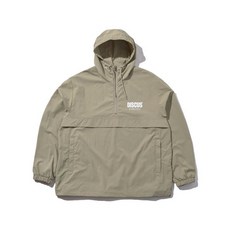 [국내 매장품] DISCUS ATHLETIC 로고 아노락 자켓 샌드 베이지 145375