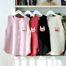 키즈 주니어 누빔 수면 조끼 어린이 방한복 아동 잠옷 패딩 소프트 의류 유아 용 옷 거위