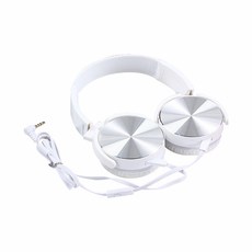 Veloz 輕便耳罩式耳機 有線電腦耳麥, 白色