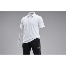 [언더아머_스포츠] 기능성 골프 폴로 티셔츠 White 퍼포먼스 테크 GOLF POLO TM1351129 남성 골프티