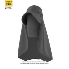 防曬帽面罩披肩一體女加長護頸防紫外線夏季騎車遮臉遮陽帽太陽帽