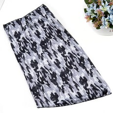 【點悅家】防曬百變面罩 夏季冰絲面紗 掛耳遮陽多功能脖套, 1個, 黑迷彩