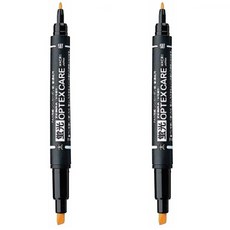 제브라 옵텍스 케어 형광펜 WKCR1 + 사은품(모닝 3색), 2개, 오렌지(OR)