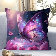 아름다운 꽃패턴 소파쿠션 양면 소파 쿠션 솜 포함 세탁가능 고탄력 트렌디 꽃스타일 수집가 추천 특별한 디자인 트렌디한 스타일, XKHD-20, 40 x 40CM (솜포함 양면쿠션)