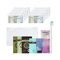 서린 여행용파우치 세면도구세트 (남성용) 펜션 사우나, 10세트