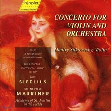 [CD] Dmitry Sitkovetsky 시벨리우스: 바이올린 협주곡 (Sibelius : Concerto For Violin And Orchestra)