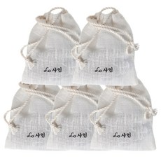 안심 친환경 삼베 거품망 비누 세안망 플라스틱프리 제로웨이스트 페이스 샤워타올, 5개, 5개