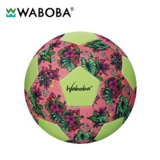 享趣戶外 《Waboba》瑞典 Tropical Beach Soccer Ball 熱帶風沙灘足球 花卉/島嶼, 1個, 花卉
