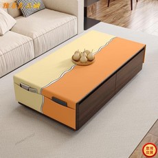 木子茶幾桌布 防水防油防燙 高級感現代簡約輕奢客廳茶几桌布, 簡之貴族,60*185適合60x120-130