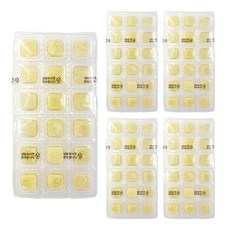 [가나] 100% 국내산 생 다진마늘 큐브 90큐브/180큐브, 155g, 5개