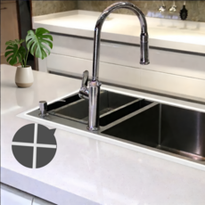 온세미몰 물때차단 강력접착 셀프시공 주방 욕실 틈새 줄눈 테이프, 2개, 화이트