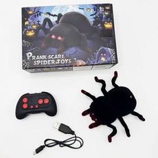 도마뱀장난감 벽타는 인형 찐드기 백합 원격 덩굴 장식품 목도리 조종, 1개, C. 원격 조종 벽타기 거미