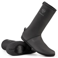 GEWAGE 사이클링 신발 커버 - 따뜻한 바이크 방풍 산악 로드 오버슈즈 남성용 여성용 커버 블랙. 라지 184878
