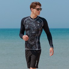 남성래쉬가드세트 집업+트렁크 YAWe5048+LAWe0912