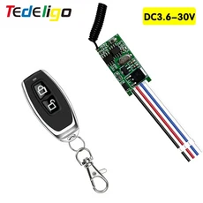 무선 원격 제어 RF 433mhz 릴레이 수신기 DC 3.6V 12V 1CH 모듈 WithTransmitter LED 램프 빛 DIY, 01 빠른  Mainland, 03 1M 1LOCK