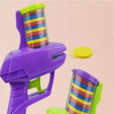 최주부 플라잉 디스크 건 강아지원반소형, 퍼플