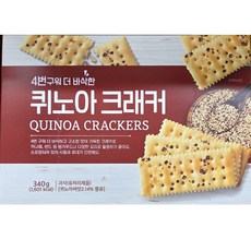 4번구워 더 바삭한 퀴노아 크래커, 1개, 340g 1개, 340g