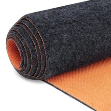 BREENHILL 튼튼한 오일 흘림 매트 182.9 x 2.4 cm(6 피트 8 x 8 피트 6 인치) 프리미엄 흡수성 오일 패드 차 밑용 차고 바닥 매트 흘림 물방울