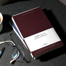 2026 딜라이트로그 기본 와이드 날짜형 먼슬리 위클리 26년 다이어리플래너 무지 직장인 업무용 다꾸 일기장 핸디, 기본형 / 한 모금의 짙은 wine