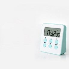 ORIGIN 多功能計時器 廚房電子鬧鐘, 藍綠色, 1個