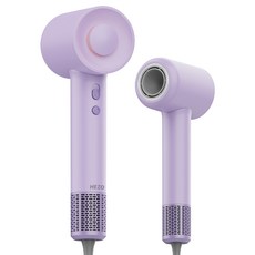 HEZO 초고속 헤어 드라이기 BLDC 음이온 1600W+자기흡입노즐, 퍼플