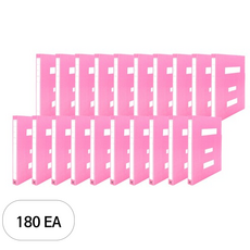 희망사무포인트 대용량 PP 정부화일 A4, 분홍, 180Ea