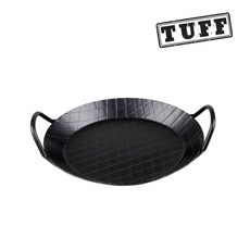 [TUFF]터프팬 무쇠 후라이팬 28cm /스테이크팬 / 빠에야팬/감바스팬/무쇠 코팅팬 / 캠핑 후라이팬 / 캠핑용 후라이팬 / 인덕션 포함 모든열원 사용, 1개