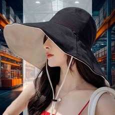 챙모자 여름모자 썬가드 낚시용 등산용 썬바이저 햇빛가리개, 레드
