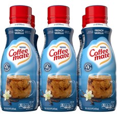 Nestle 네슬 커피 메이트 프렌치 바닐라 커피 크리머 리퀴드 473ml 2개, 1개, 1개입