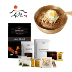 현지인맛집 거제 승천 물냉면 풀세트 냉면 밀키트, 1개, 1.356kg