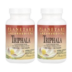 플래니터리허벌 가자추출물 트리팔라 1000mg 120정 2개 Triphala