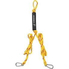 1명의 라이더 견인식 튜브 수상 스키 웨이크서프 보드 니보드 및 웨이크보드용 에어헤드 견인 하네스 12피트, Yellow, 12-Feet