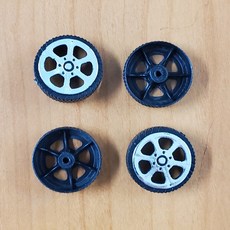 2cm플라스틱바퀴 100pcs PVC바퀴 플라스틱바퀴 자동차바퀴 플라스틱바퀴