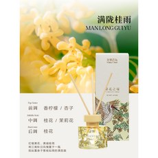 宋朝繁花之境 無火香薰家用室內持久高級桂花香氛, 1個, 滿隴桂雨【江南桂雨香】