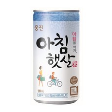 (180ml)(30캔)웅진 아침햇살/음료/간식/탕비실/음료수/사무실/방문객/웰컴/손님/접대/드링크/회사/방문객, 180ml