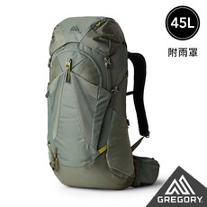 Gregory ZULU 45L 登山背包 透氣網架附防雨背包套, 牧草綠