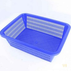 대목 깊은 사각 소쿠리 1호특 블루 식품박스