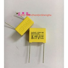 폴리프로필렌 필름 캐패시터 MPX X2 474K 275Vac 0 47UF p15mm