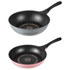 comet Kitchen 平底鍋2件組, 1組, 鑽石塗層平底鍋28cm + 平底炒鍋28cm