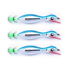 피디어 히든훅 수평 야광 에기 9종 3P, 레이저블루, 3개