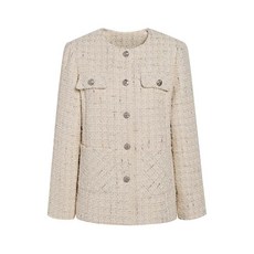 [매장정품] JJ지고트 금사 트위드 미틀 하프자켓 GS3N0JK301 하객 상견례