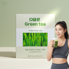 미소당 마시는 식이섬유 새싹보리 우롱차 맛있는 말차맛 클렌즈, 10개, 10g