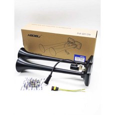 화물차 크락션 경음기 경적 트럭 에어혼 고동 튜닝, 소형 스카니아 기계혼 12V+기관, 소형 스카니아 기계혼 12V+기관