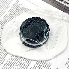 Squishy 스트레스 릴리프 장난감 햄버거 꼬집는 쿠키 감압 환기 불안 휴식 사무실 데스크탑 액세서리, 04 Cookies black