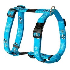 Rogz 팬시 드레스 스몰 3/8" 젤리 빈 조절 가능한 패션 강아지 H-하네스 레드 Rogz 본 디자인, Turquoise