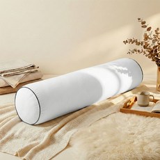 조은자리 안고자는 원형 바디필로우 커버 대형 롱 쿠션 먼지없는 긴 베개 커버, 1, 04 피치스킨 화이트 커버