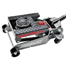 2톤 트리플 리프트 플로어 잭 자동차 트럭 오토바이 ATV 변속기 타이 다운 루프 잠금 안전 바 실버, 2 Ton, 1개