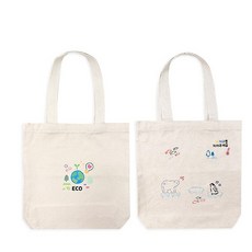 꾸미기-1인 지구 스텐실 에코백 마카포함 사랑 (TD), TS-22